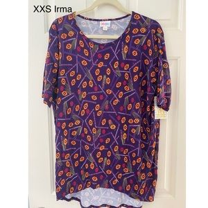 XXS LuLaRoe Irma Tunic top